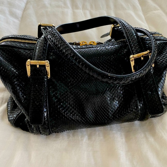 Gucci black python runway bag one off - Picture 4 of 6